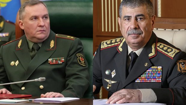 Zakir Həsənov belaruslu həmkarı ilə İranın Naxçıvana PUA hücumlarını MÜZAKİRƏ ETDİ