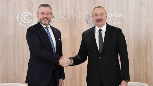İlham Əliyev Slovakiya Prezidentinə təşəkkür etdi &ndash; FOTO