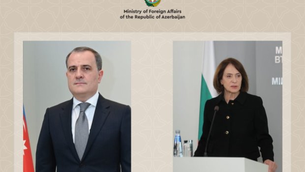 Ceyhun Bayramov bolqarıstanlı həmkarına dəstəyə görə təşəkkür etdi