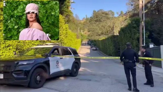 Qadın Rihannanın evini atəşə tutdu &ndash; VİDEO