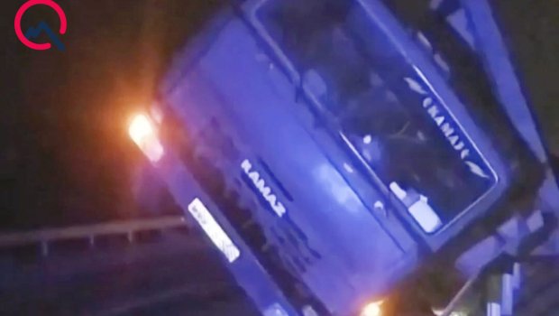 Bir qəzadan yayınıb, digərinə tuş gəldi &ndash; VİDEO