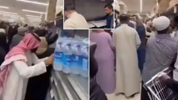 Qida ehtiyatı azaldı, marketlərdə ərzaq davası düşdü &ndash; VİDEO