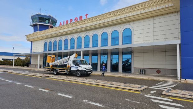 Naxçıvan aeroportunun fəaliyyəti BƏRPA EDİLDİ - FOTO