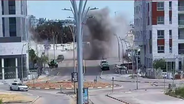 İranın İsrailə raket zərbəsinin ANBAAN VİDEOSU