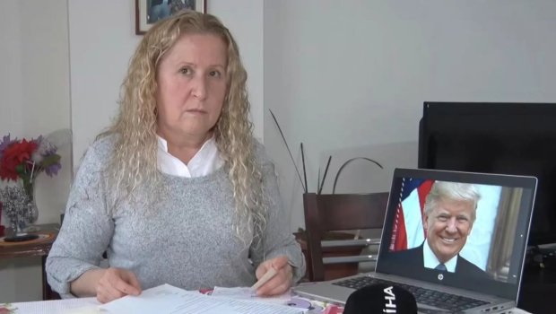 Necla Özmen Trampa səsləndi: &ldquo;Ata, incimə, mən İranı dəstəkləyirəm&rdquo;