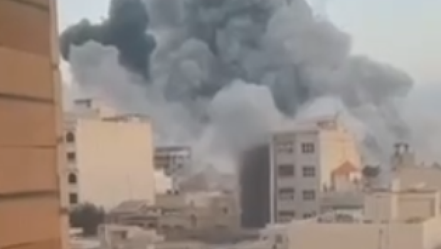 Tehranda SEPAH komandanlığına raket zərbəsi ENDİRİLDİ - VİDEO