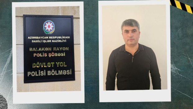 Balakəndə avtoxuliqanlıq edən sürücü HƏBS OLUNDU