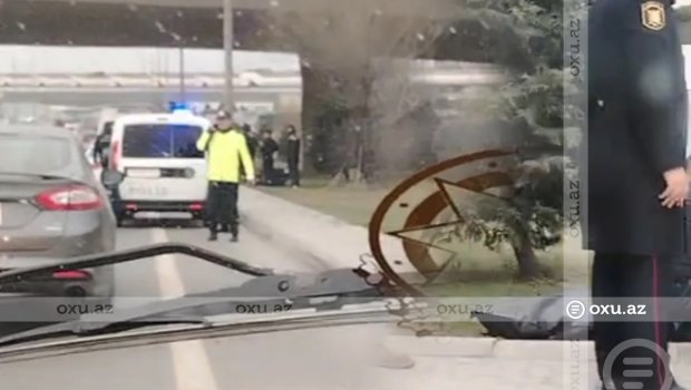 Səhər saatlarında Bakıda ölümlə nəticələnən qəza olub - VİDEO