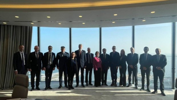 Hikmət Hacıyev Şimali Baltik Səkkizliyi ölkələrinin siyasi direktorları ilə GÖRÜŞDÜ - FOTO