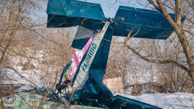 Rusiyada təyyarə qəzaya uğradı: Ölənlər var - FOTO