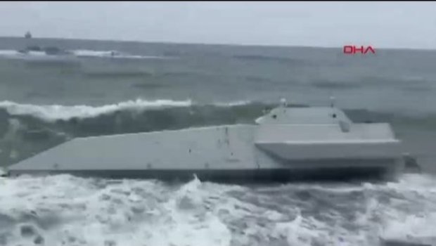 ABŞ-a məxsus dəniz pilotsuz aparatı Türkiyə sahillərinə çıxıb - VİDEO
