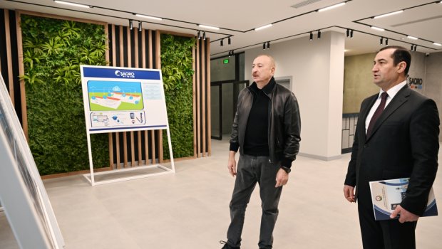 İlham Əliyev "Şirvan Aqro" heyvandarlıq kompleksinin açılışında &ndash; FOTO