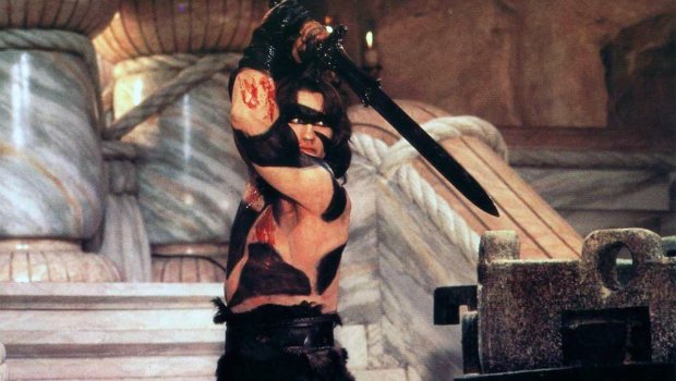 Şvartsenegger Konan rolu üçün məşqlərə başladı