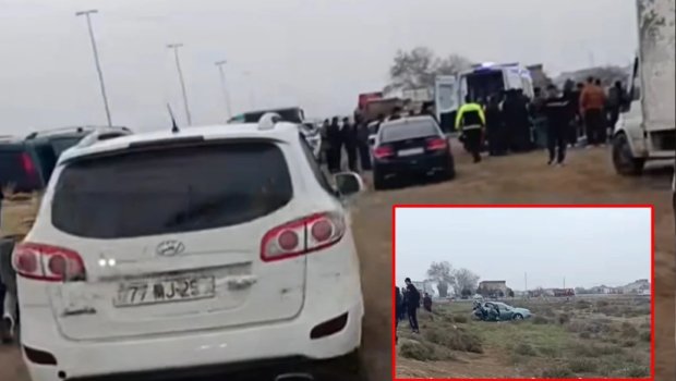 Bakı-Qazax yolunda mikroavtobus qəzaya uğradı: 9 NƏFƏR YARALANDI &ndash; VİDEO