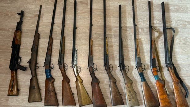 Ötən gün aşkarlanan silah-sursatın SAYI