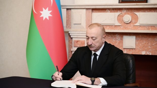 Prezidentin Gürcüstan səfirliyinə gedib başsağlığı verməsi qonşu ölkənin KİV-lərinin diqqət mərkəzində - FOTO