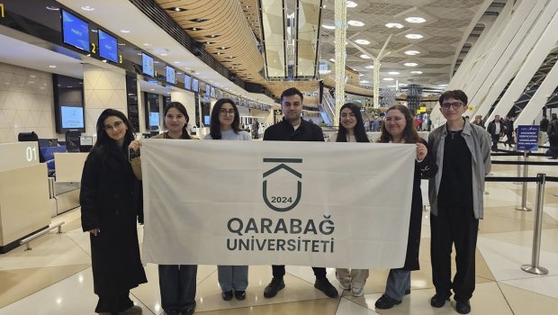 Qarabağ Universitetinin tələbələri beynəlxalq müsabiqədə iştirak edir - FOTO