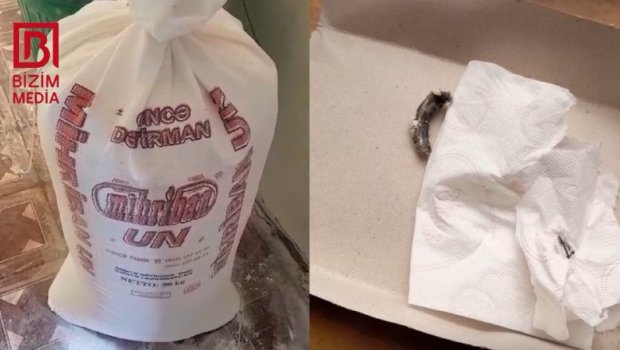 Qaxda İYRƏNC MƏNZƏRƏ &ndash; Un kisəsindən görün nə ÇIXDI &ndash; ÖZƏL/VİDEO