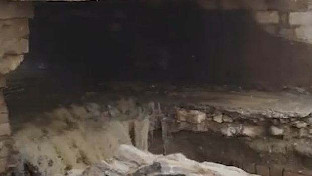 Lökbatan&ndash;Güzdək yolunda körpü uçdu - VİDEO