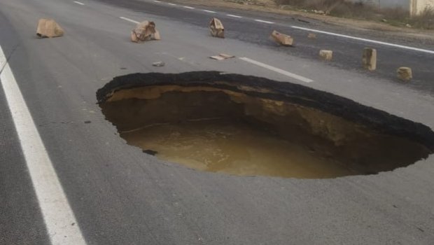 Masazırda yeni çəkilən yol niyə çöküb? &ndash; AAYDA-dan AÇIQLAMA