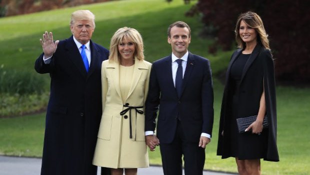 Tramp Makronu ƏLƏ SALDI &ndash; &ldquo;Arvadının yumruğundan sonra...&rdquo; &ndash; VİDEO