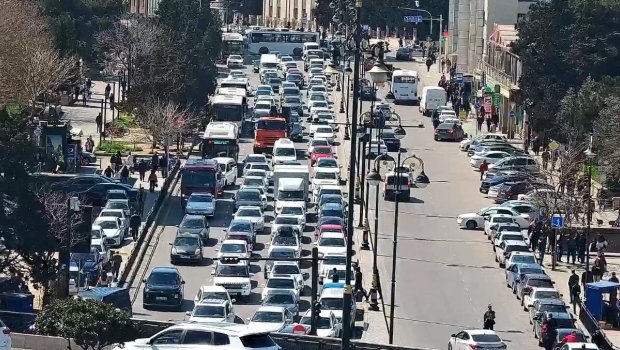 Bakı-Sumqayıt yolundakı tıxacın səbəbi bəlli oldu &ndash; FOTO/VİDEO