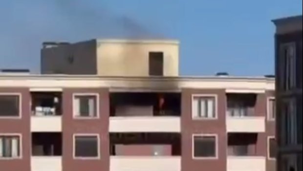 Nəsimidə yaşayış binasında yanğın &ndash; VİDEO