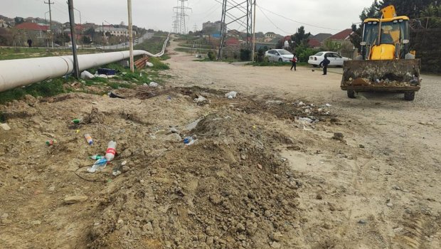 Abşeronda yağışın yaratdığı fəsadlar belə aradan qaldırılır - FOTO