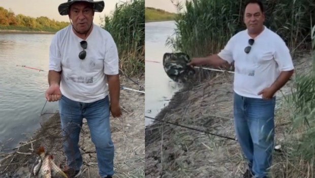 Əlikram Bayramov qadağa dövründə balıq tutdu - VİDEO