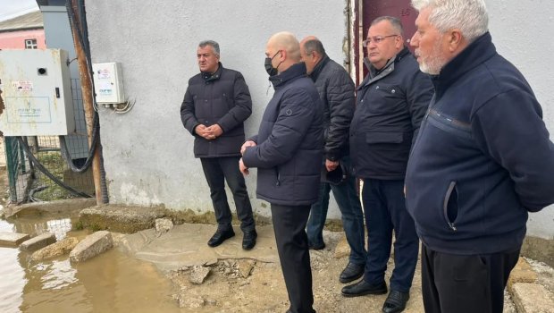 Yağışın problem yaratdığı ərazilərdə sakinlərlə görüş - FOTO