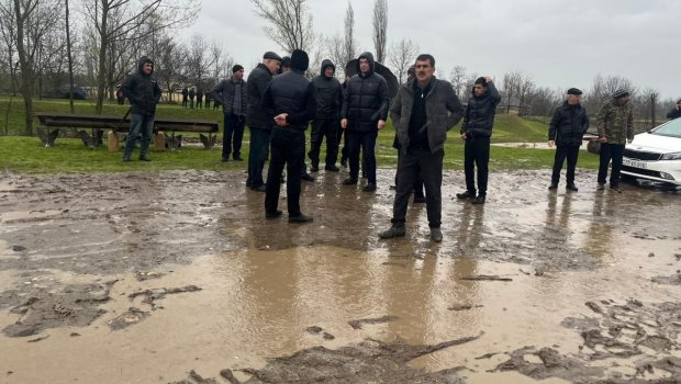 Kənd sakini Faiq Rəsulovu aparan Quru çaya baxış keçirildi - FOTO
