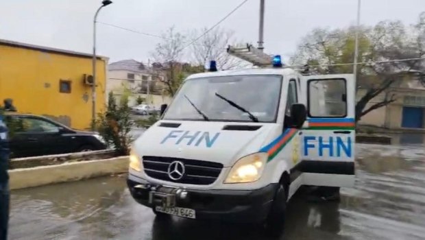 Keşlədə təxliyyə olunan sakinlər üçün qərargah yaradıldı