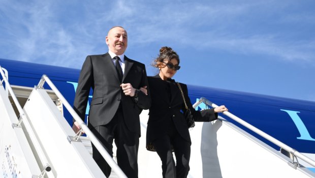 İlham Əliyev Gürcüstanda səfərdədir - FOTO/VİDEO