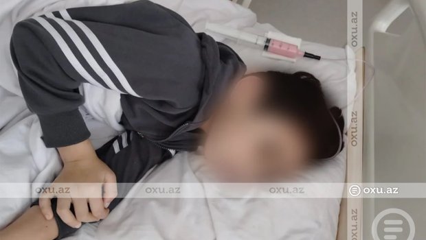 Yevlaxda rəisin sürücüsü qəza törətdi - 9 yaşlı oğlan iflic oldu - FOTO