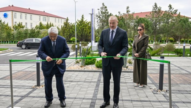Prezident Milli Aviasiya Akademiyasında Beynəlxalq Təlim Mərkəzinin açılışında &ndash; FOTO