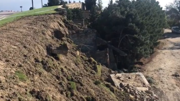 Bakıda daha bir ərazidə sürüşmə olub