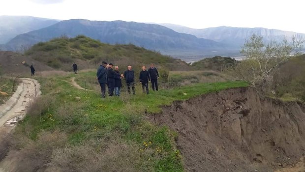 Qusarda güclü yağışların fəsadları aradan qaldırılır - FOTO