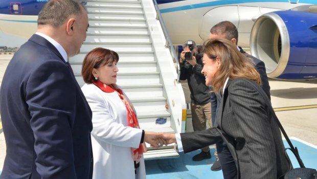 Sahibə Qafarova İstanbula getdi - FOTO