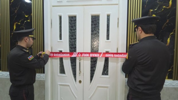 "Səbinə" şadlıq sarayının fəaliyyəti dayandırıldı &ndash; FOTO/VİDEO