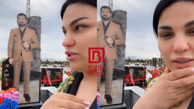 Faciəvi şəkildə həlak olan müğənninin məzarından PAYLAŞIM ETDİ - VİDEO