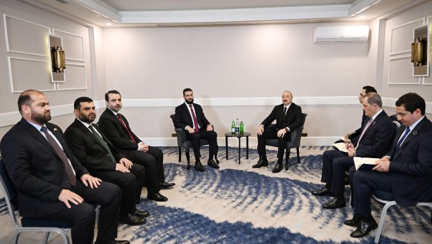 İlham Əliyev Suriya lideri ilə görüşdü &ndash; FOTO