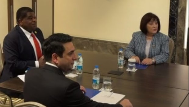 Sahibə Qafarova ilə Alen Simonyanın görüşü başladı &ndash; VİDEO