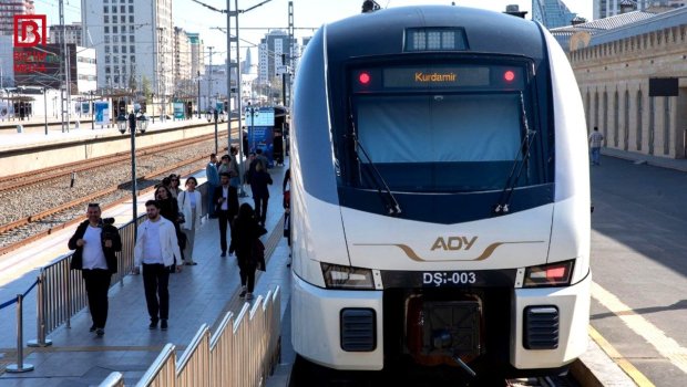 Kürdəmir dəmir yolu stansiyası yenidən istifadəyə verildi &ndash; Səfər vaxtı 1 saat qısaldı - FOTO
