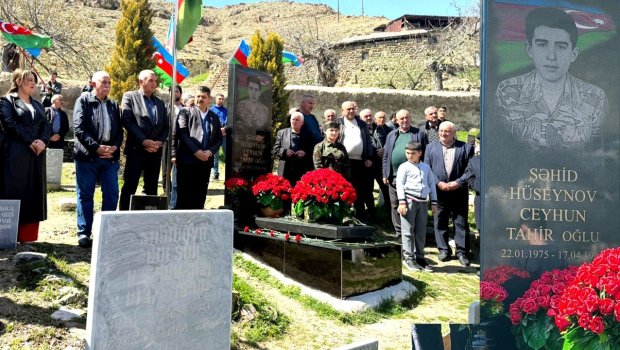 Ordubadda şəhid Ceyhun Hüseynovun xatirəsi yad edildi &ndash; FOTO/VİDEO