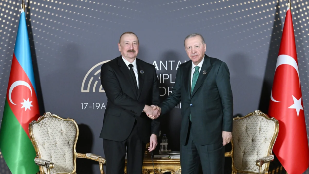 Antalyada İlham Əliyevlə Ərdoğanın görüşü keçirilir - FOTO