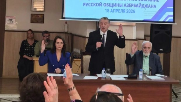 Mixail Zabelin yenidən Azərbaycanın Rus İcmasının sədri seçilib - FOTO