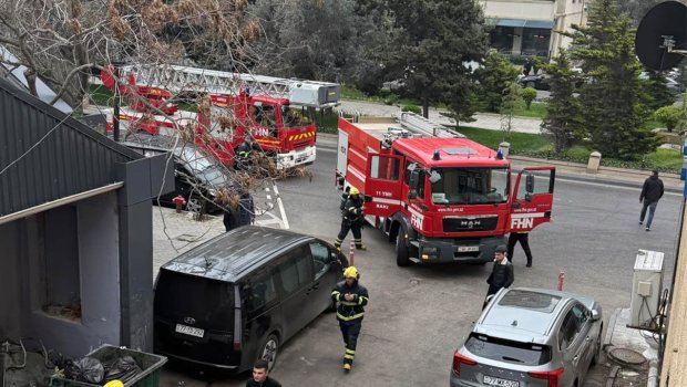 &ldquo;Mübarək&rdquo; şadlıq evində yanğın &ndash; Fotolar