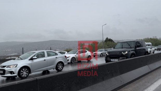 Sürücülərin DİQQƏTİNƏ! Bakı-Sumqayıt yolunda kilometrlərlə uzanan TIXAC VAR - VİDEO