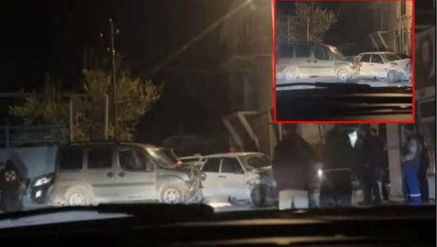 Binədə 2 avtomobil TOQQUŞDU: Xəsarət alan var - FOTO - VİDEO