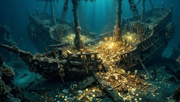 20 milyard dollarlıq xəzinə: Qızıl dolu gəmi üçün robotlar dövrədə - FOTO